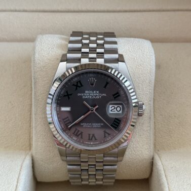 Rolex Datejust 36mm stainless steel white gold 2022