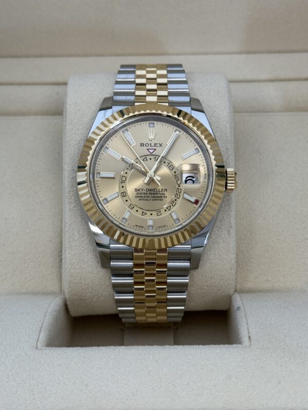 Rolex Sky Dweller 42mm Stainless Steel Yellow Gold 2021