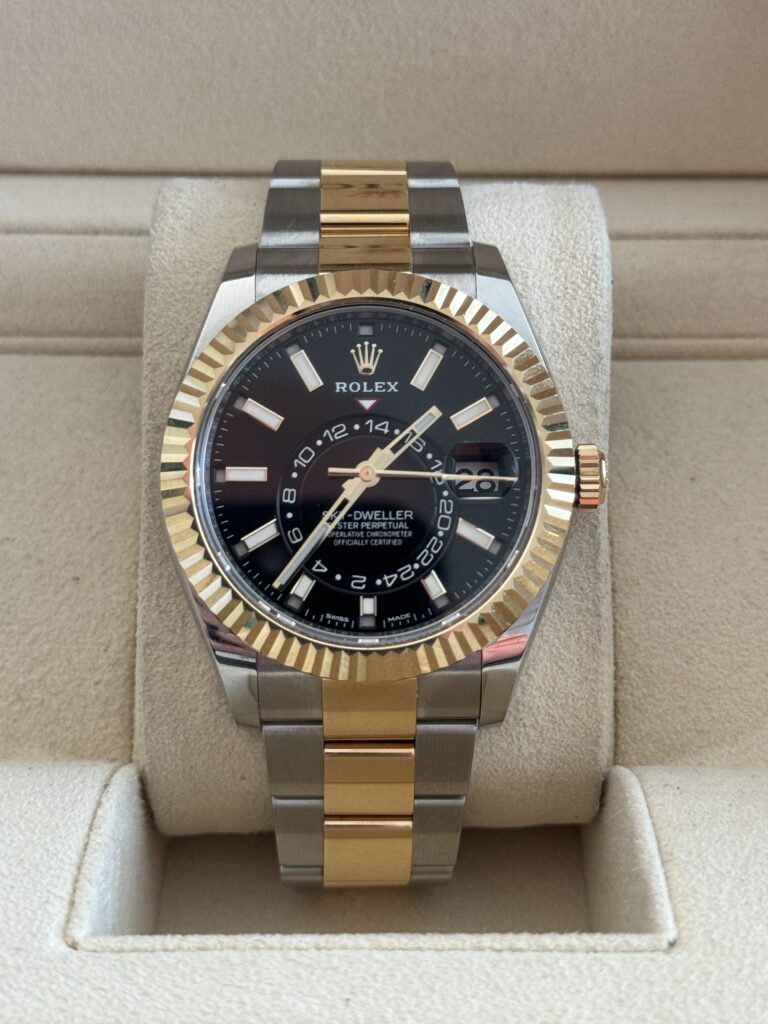 Rolex Sky Dweller 42mm stainless steel yellow gold 2020