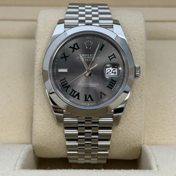 Rolex Datejust 41mm stainless steel 2024 scaled