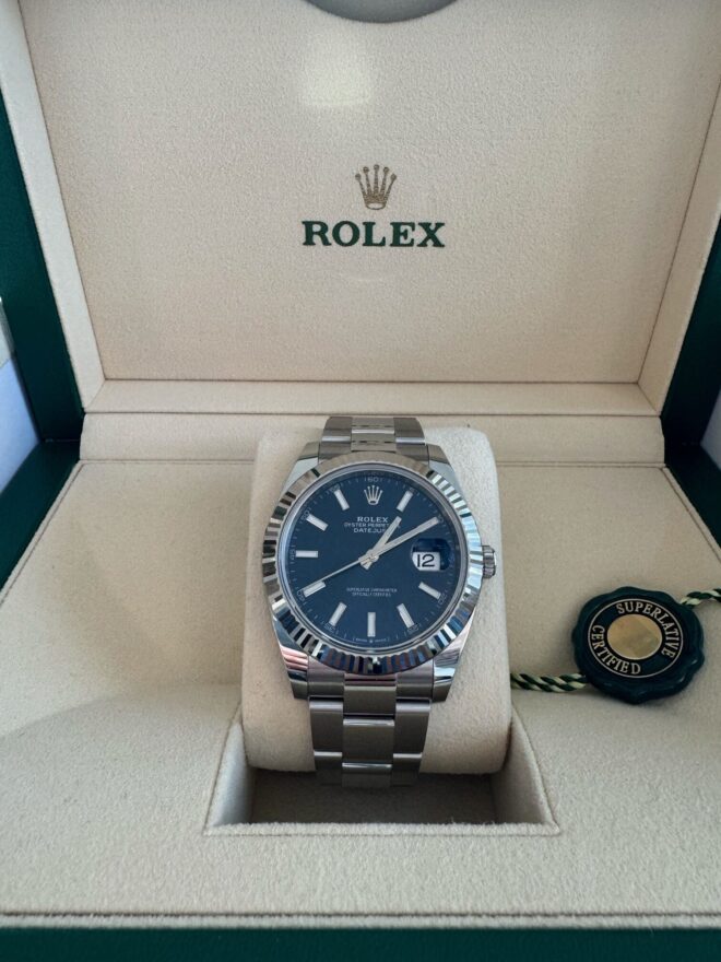 rolex datejust 41 mm stainless steel