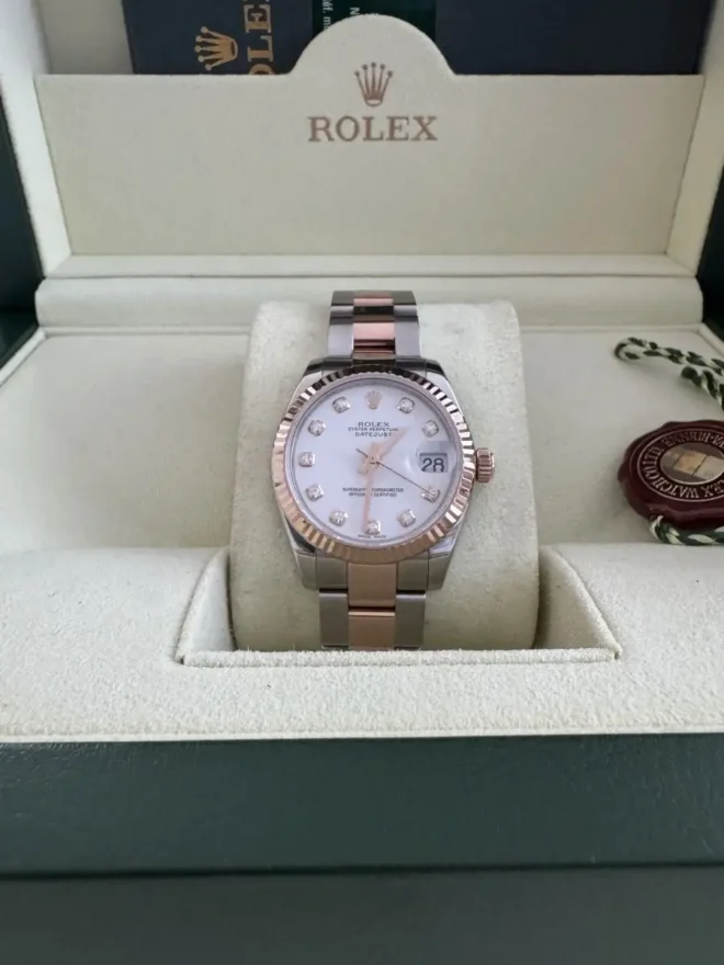 2010 rolex datejust 31mm two tone rose 1