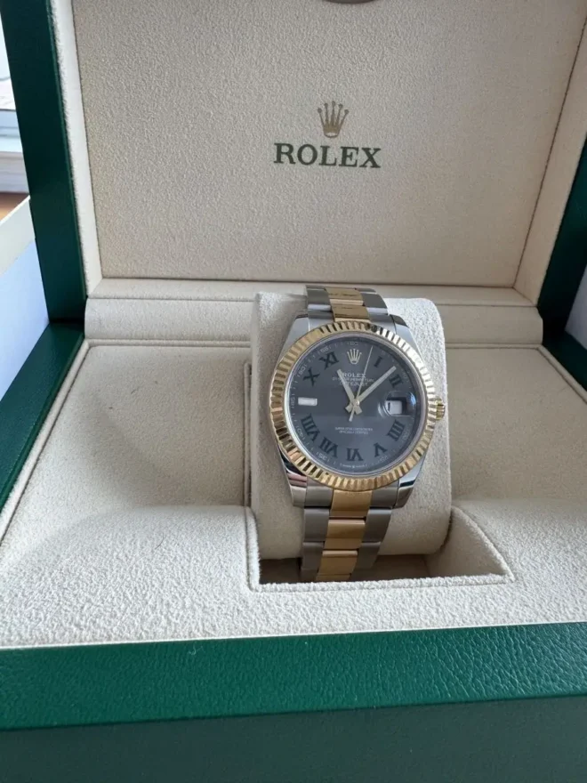 2021 rolex 126333 dj41 wimbledon dial 1