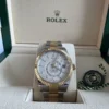 2021 rolex skydweller two tone white dial 1