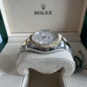 2021 rolex skydweller two tone white dial 3