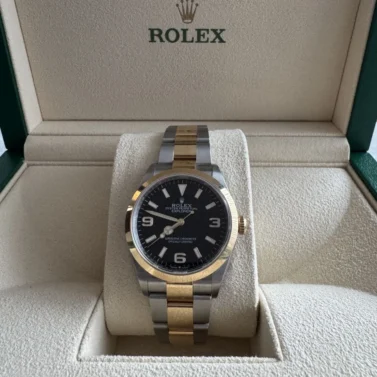 2023 rolex exp 36 two tone 124273 1