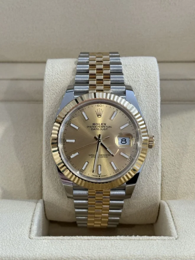 rolex datejust 41 two tone 1