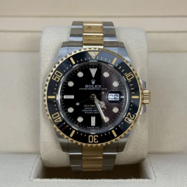 rolex sea dweller two tone 1