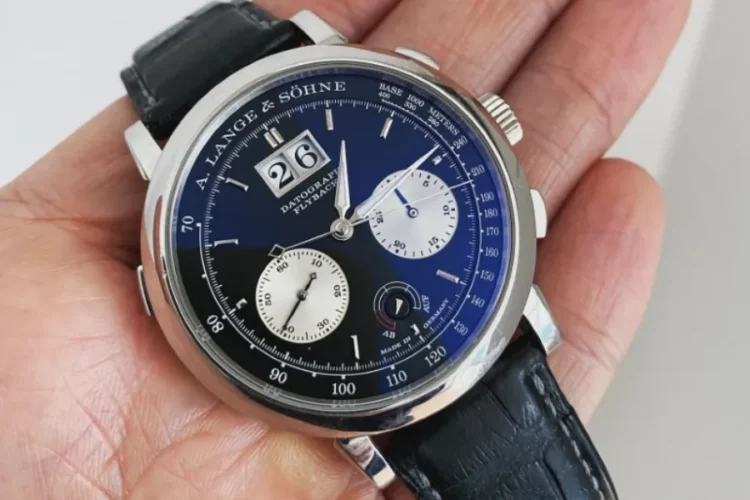 leather band watch