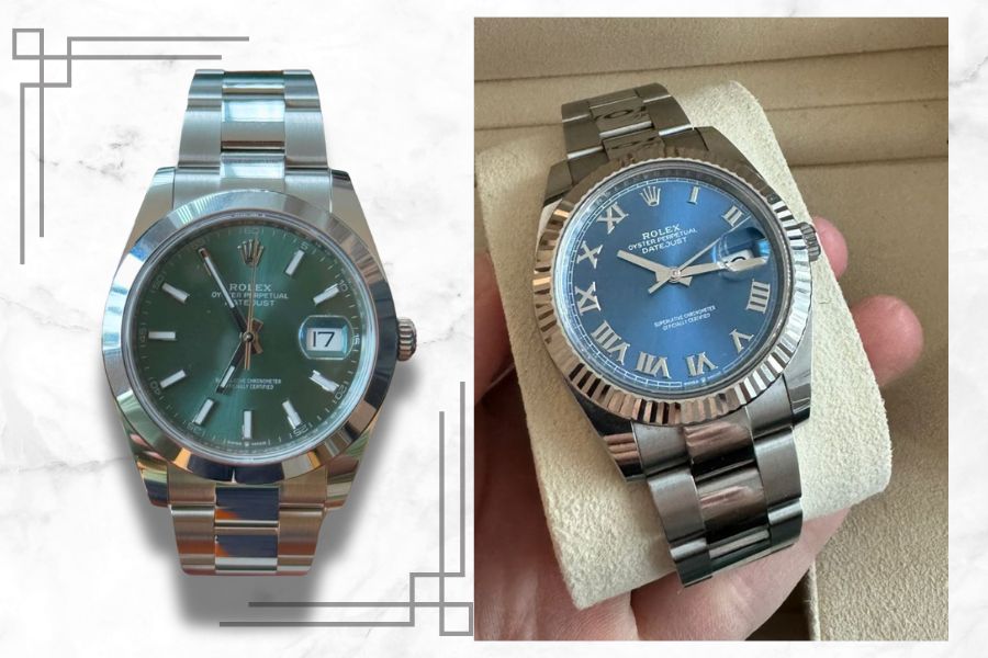 discontinued pastel rolex dials