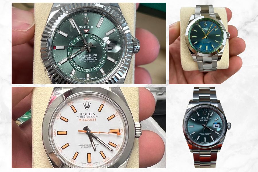 rare pastel rolex collectors market