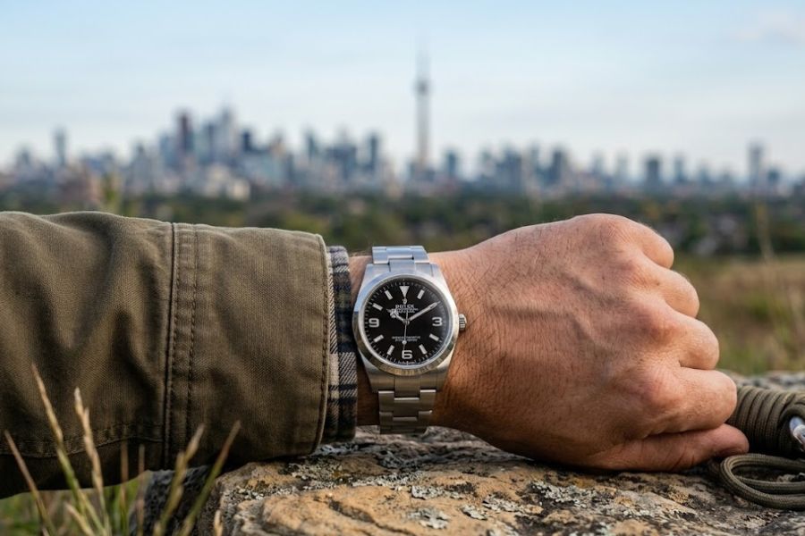 rolex explorer 36 wrist shot toronto