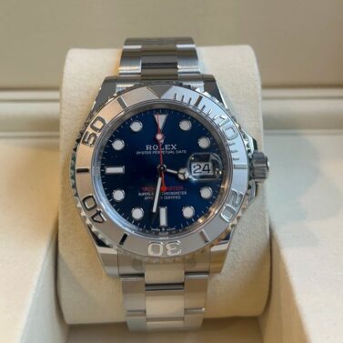 rolex yachtmaster blue
