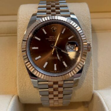 rolex datejust 41 chocolate 2