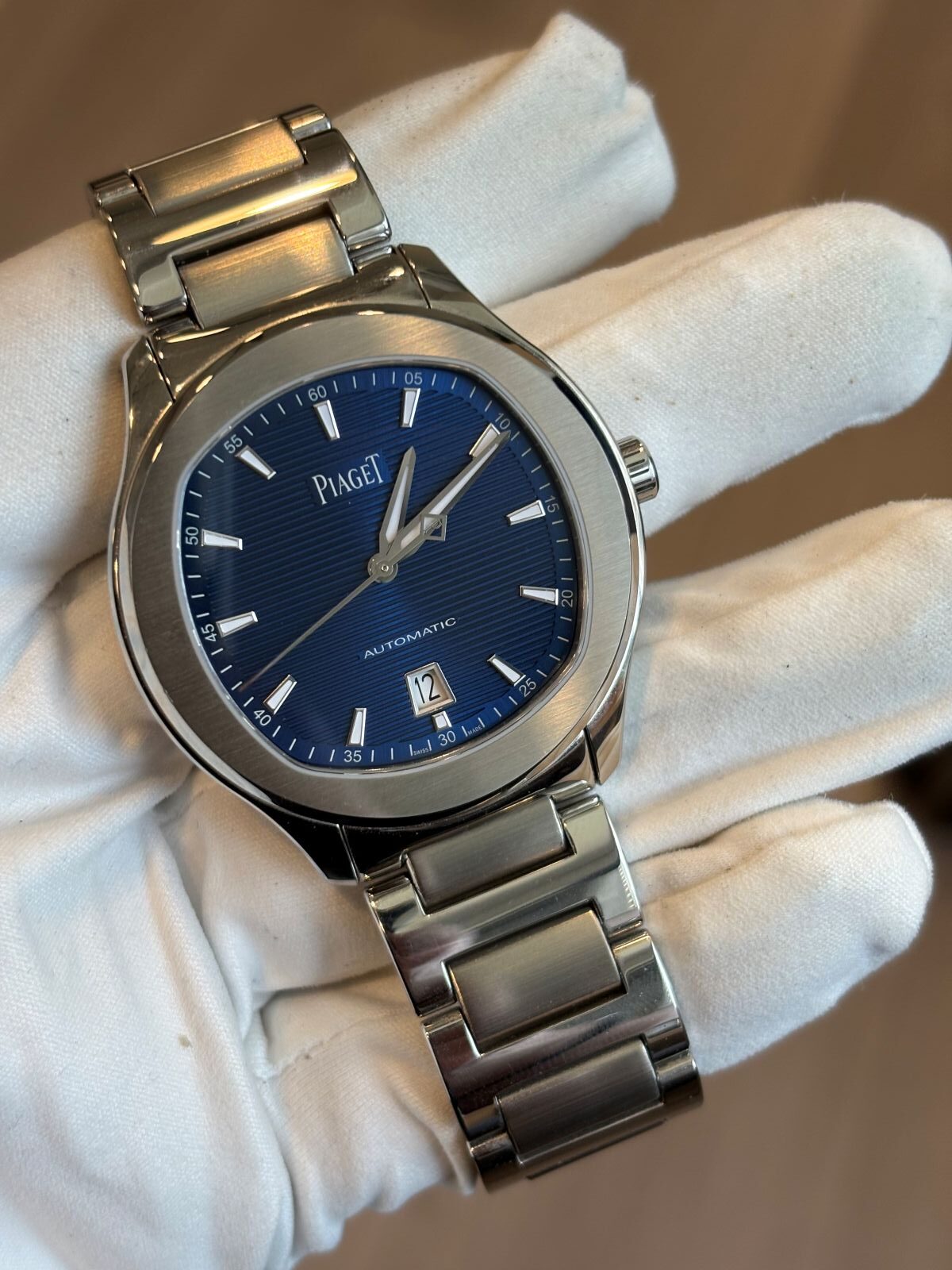 piaget polo signature date 42mm steel 2020