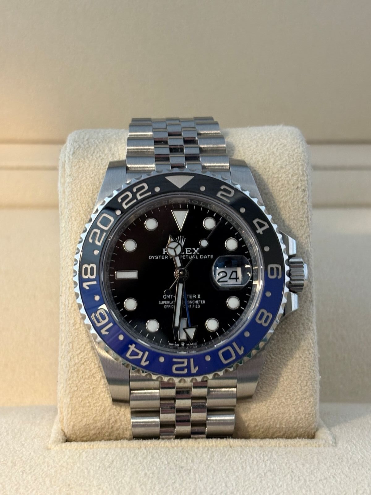 rolex gmt master ii 40mm steel 2019