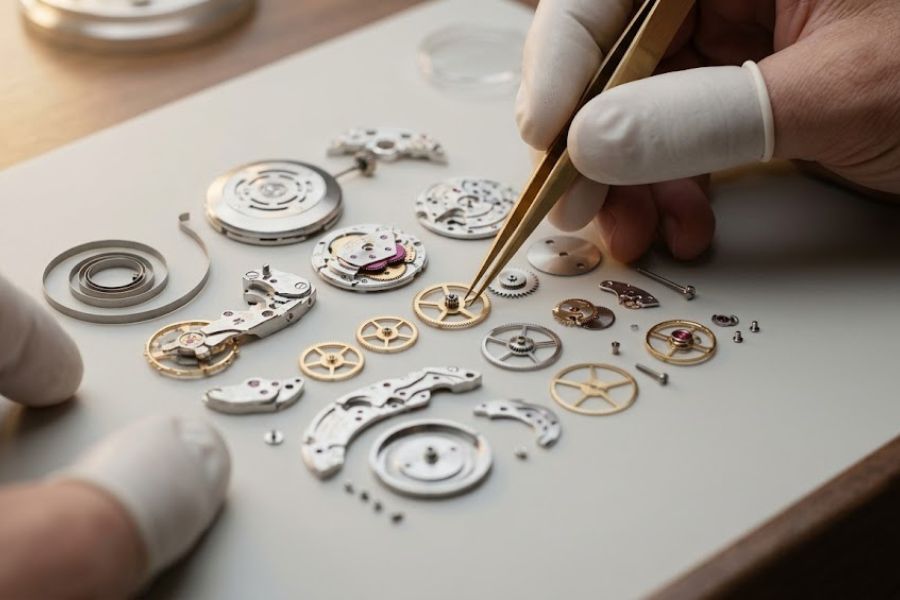 rolex service disassembled movement parts rolex service disassembled movement parts