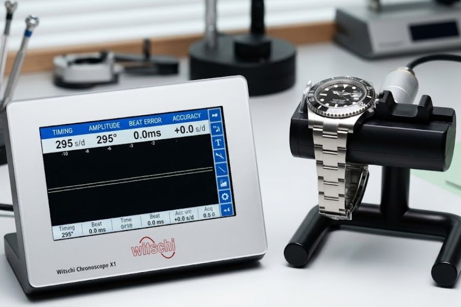 rolex service timegrapher calibration test rolex service timegrapher calibration test