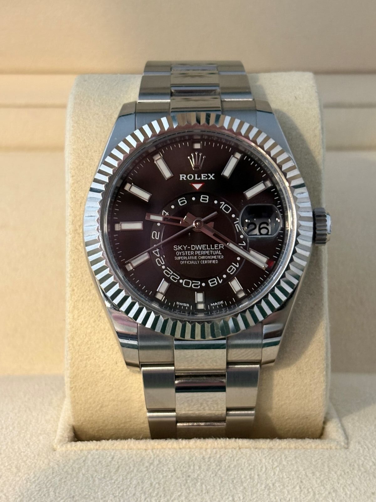 rolex sky dweller 43mm steel 2021