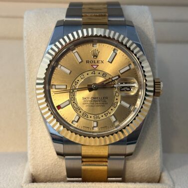 rolex sky dweller 43mm steel and yellow gold 2021