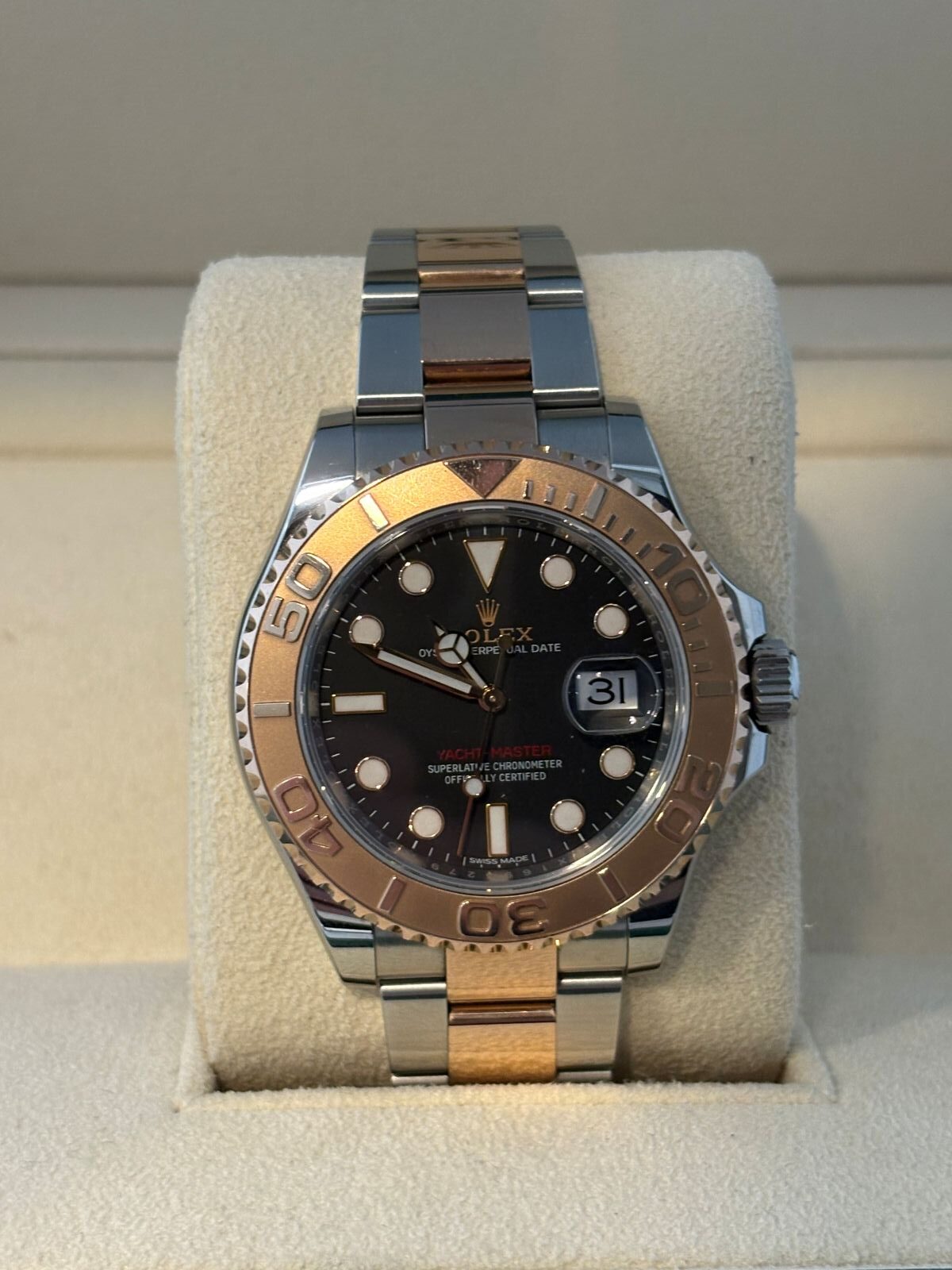rolex yacht master 40mm steel and rose gold