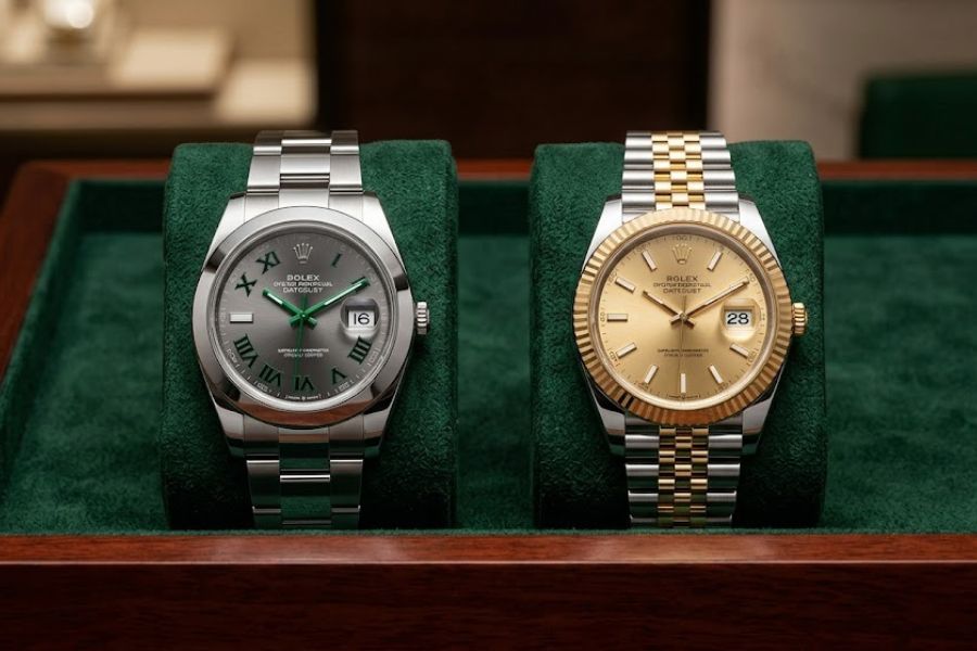 stainless steel vs two tone datejust