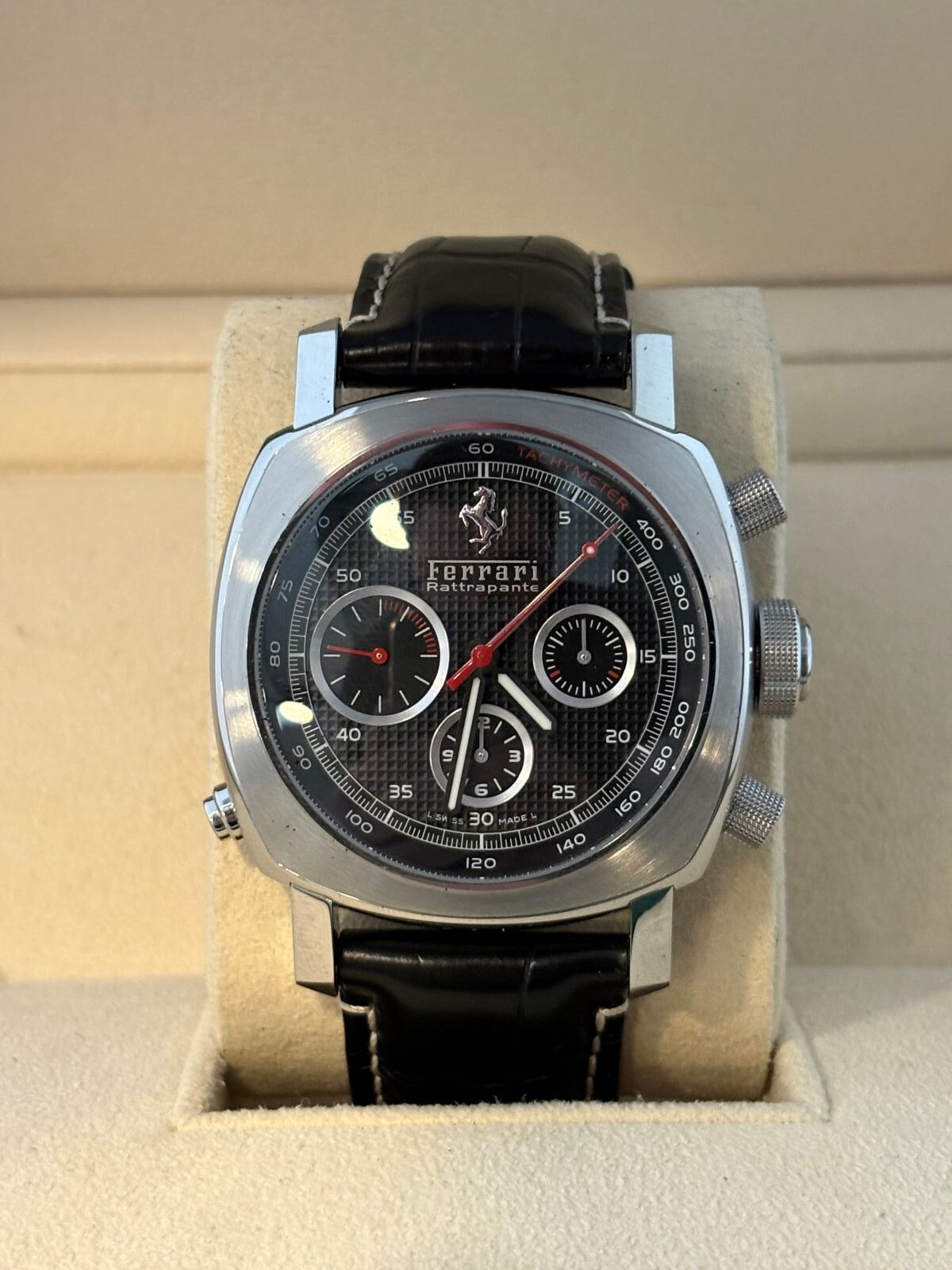 panerai 45mm steel and leather 2000