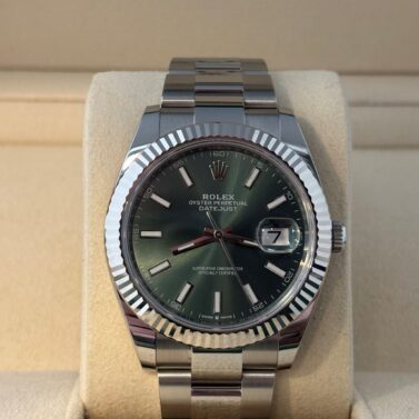 rolex datejust 41mm steel 2025