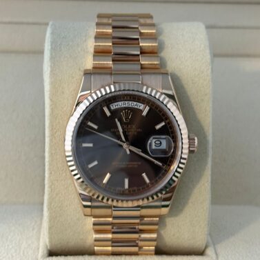 rolex day date 36mm everose gold 2018