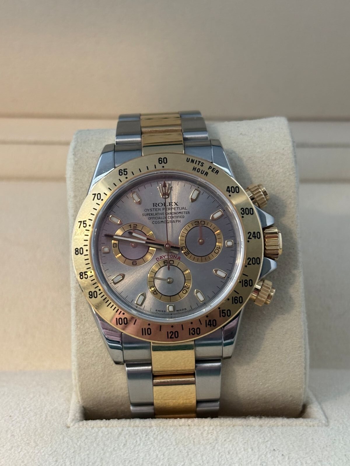 rolex daytona 40mm steel and yellow gold 2006