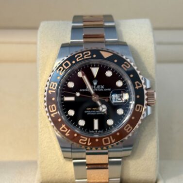 rolex gmt master ii 40mm steel and rose gold 2024