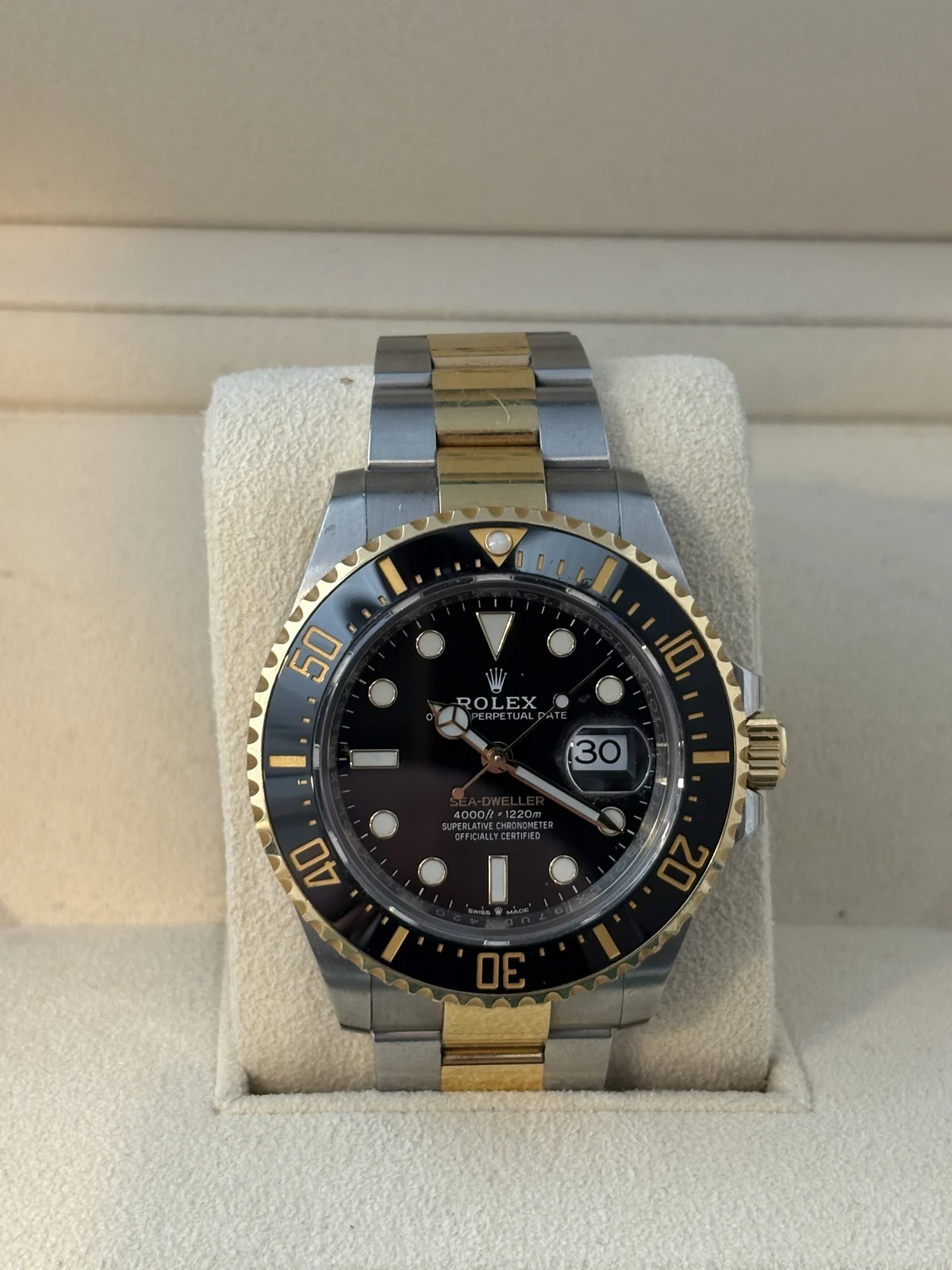 rolex sea-dweller 43mm yellow gold steel 2021