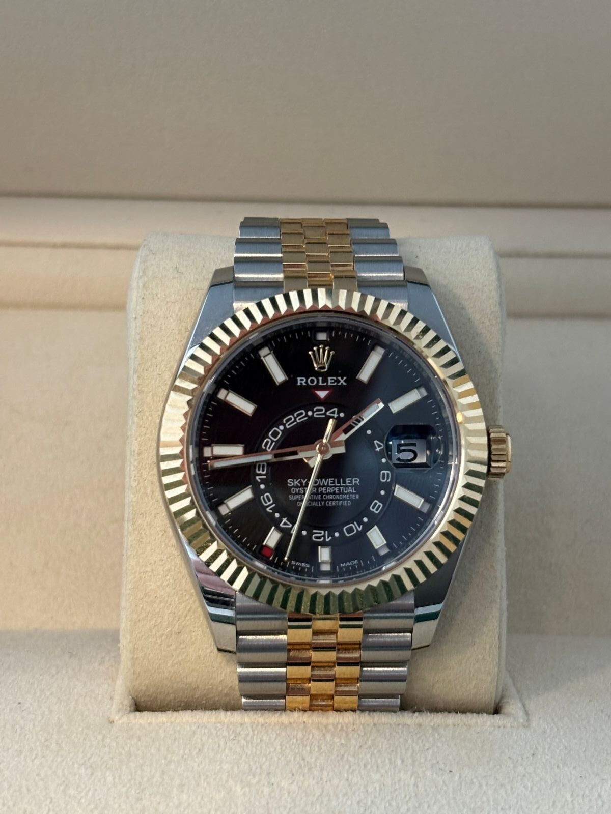 rolex sky dweller 43mm steel and yellow gold 2022