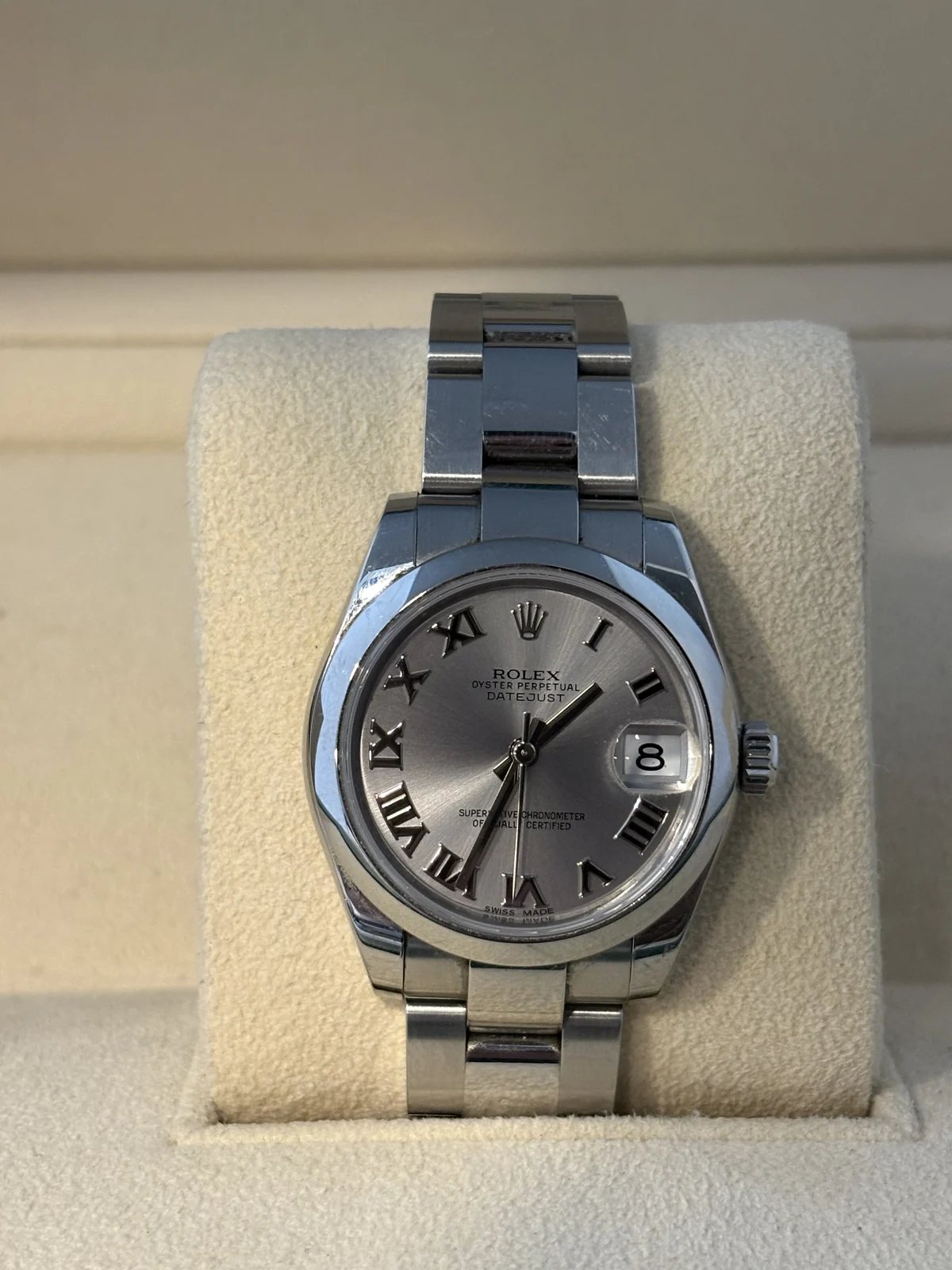 rolex datejust 31mm stainless steel 2017