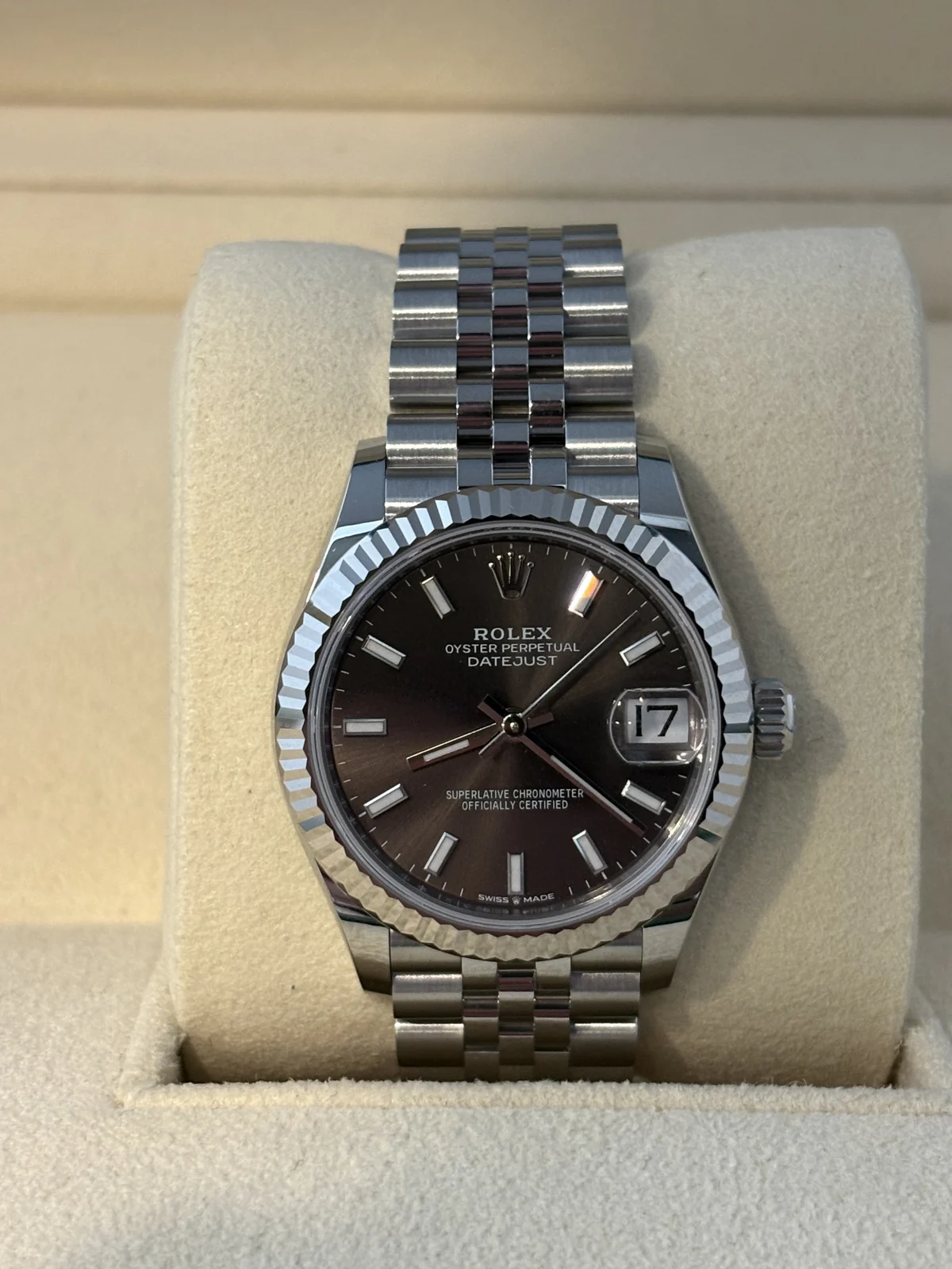 rolex datejust 31mm stainless steel 2026