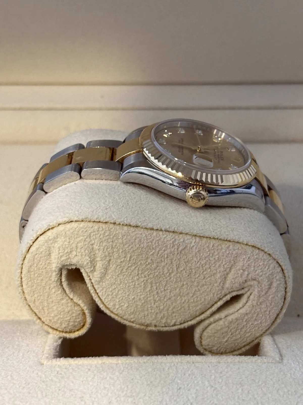 rolex datejust 31mm yellow gold steel 2022 1