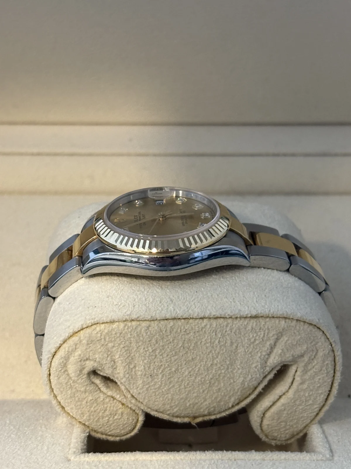rolex datejust 31mm yellow gold steel 2022 2