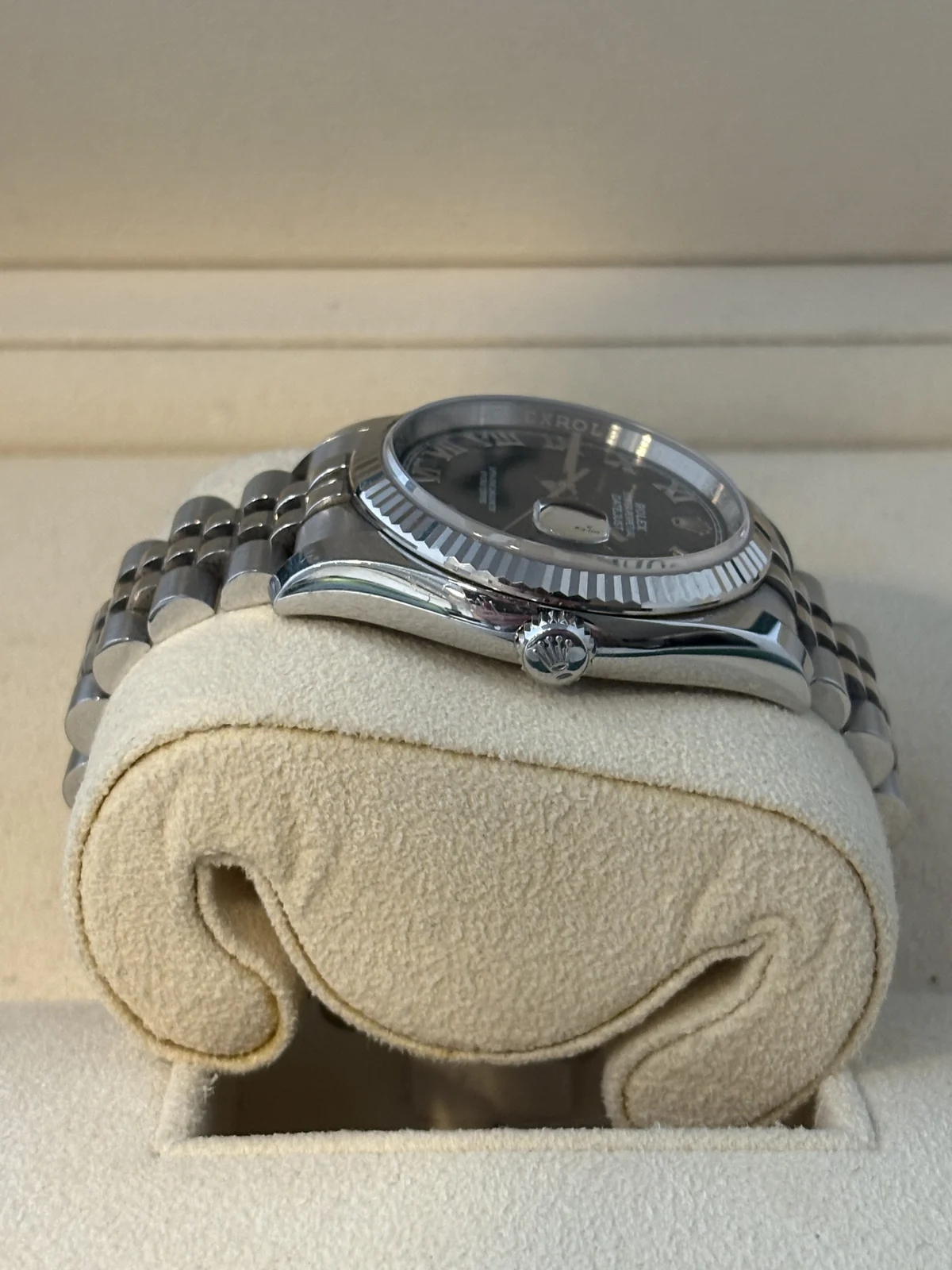 rolex datejust 36mm stainless steel white gold 2018 1