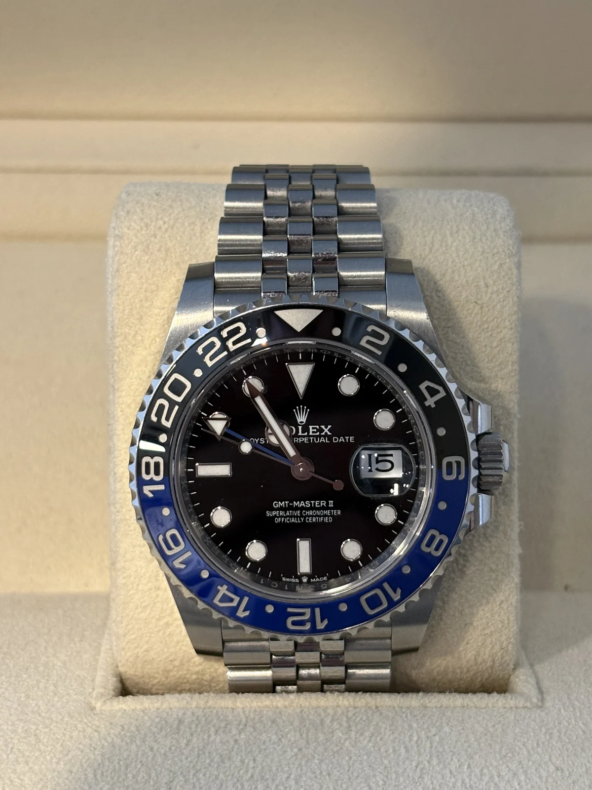 rolex gmt master ii 40mm steel 2023