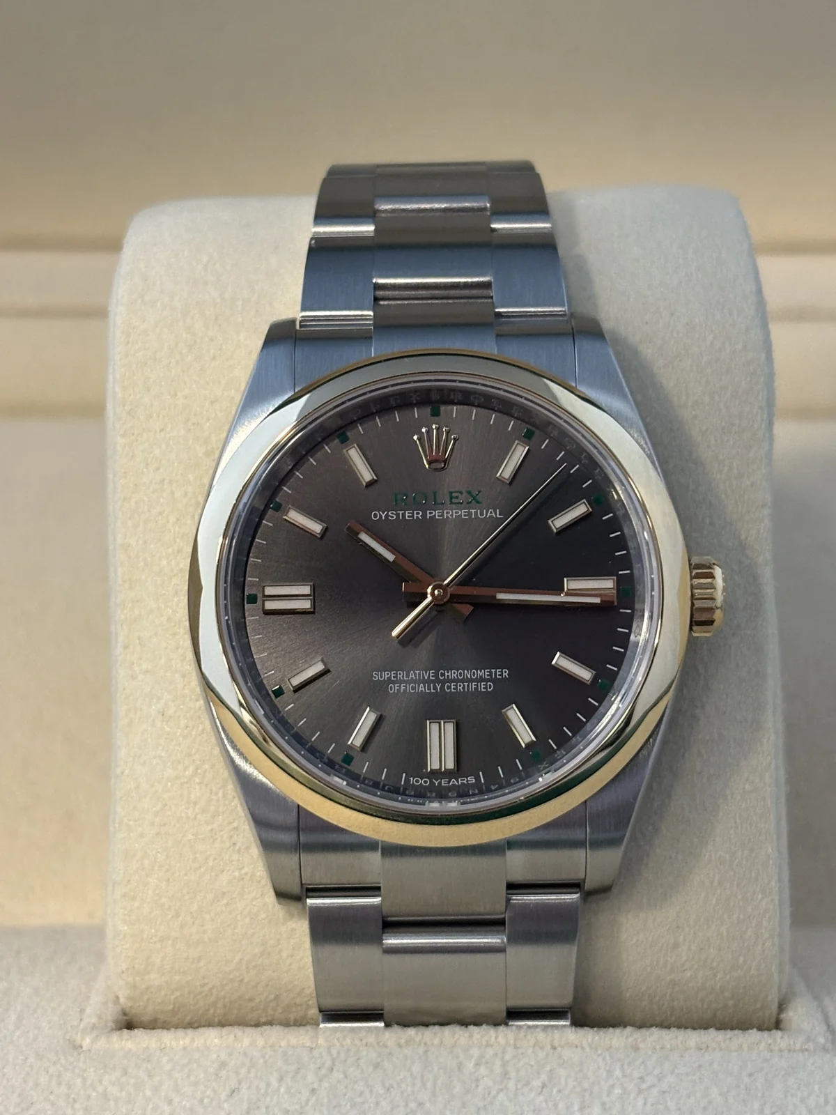 rolex oyster perpetual 36mm yellow gold steel 2026