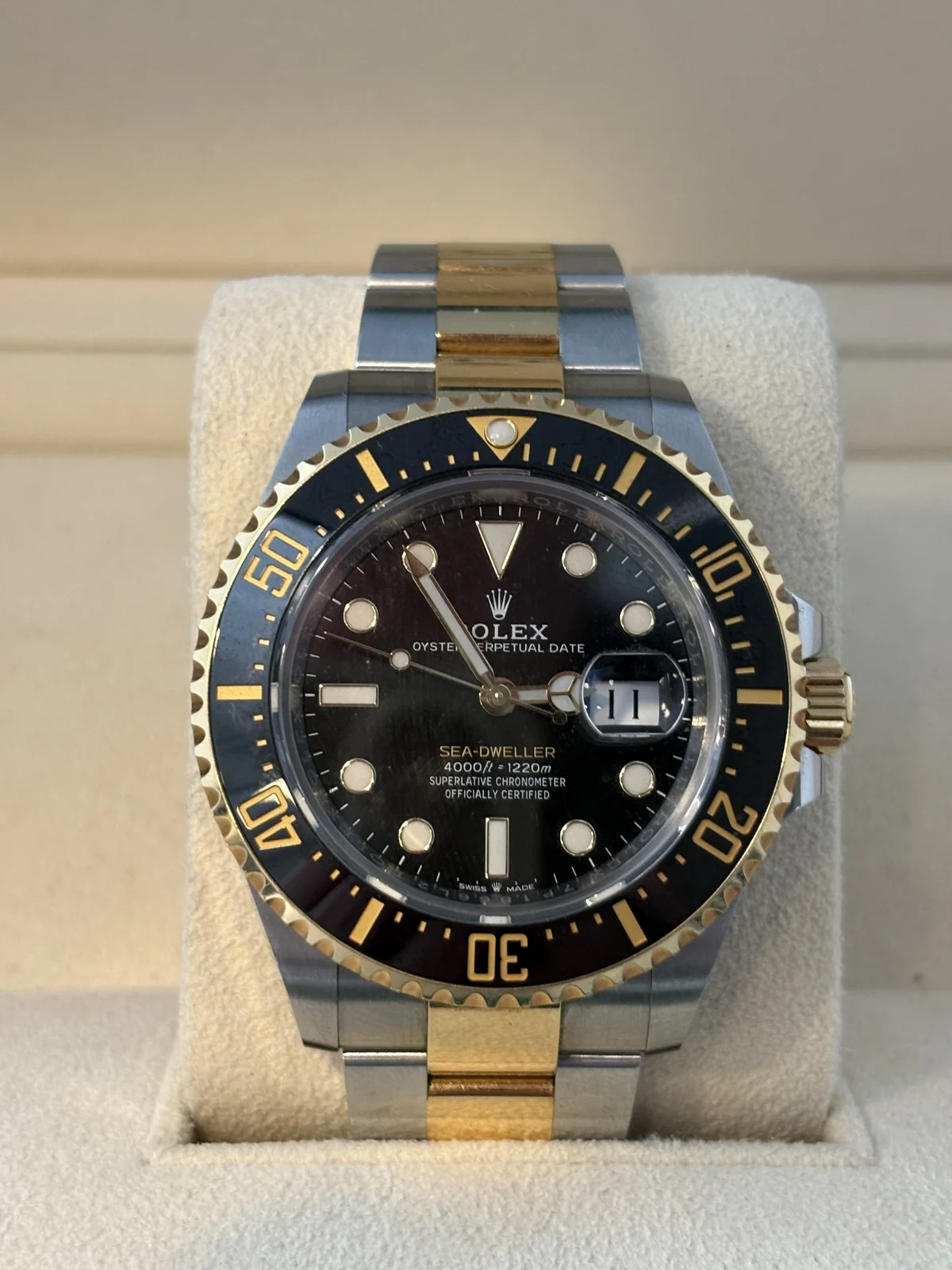 rolex sea-dweller 43mm yellow gold steel 2019