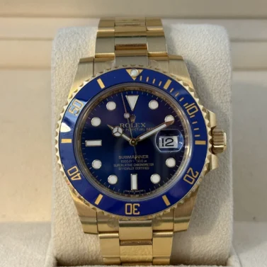 rolex submariner 40mm yellow gold 2016