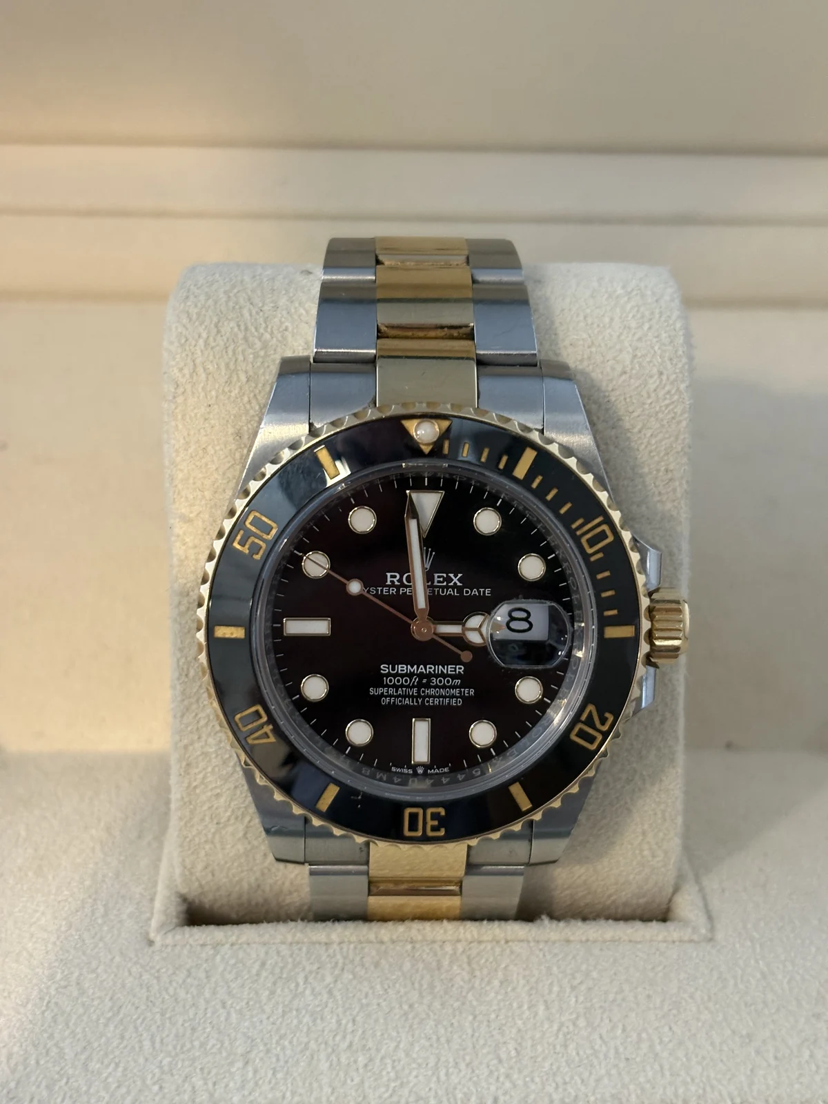 rolex submariner 41mm yellow gold steel 2023