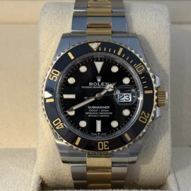 rolex submariner 41mm yellow gold steel 2024