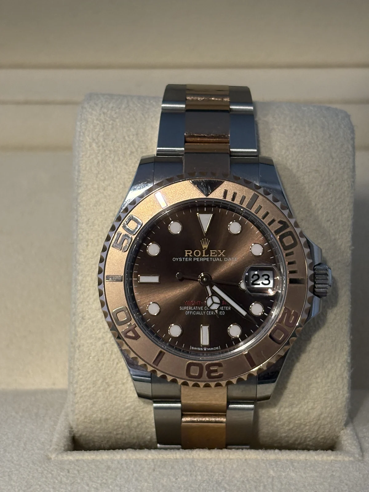 rolex yacht-master 37mm steel and rose gold 2023