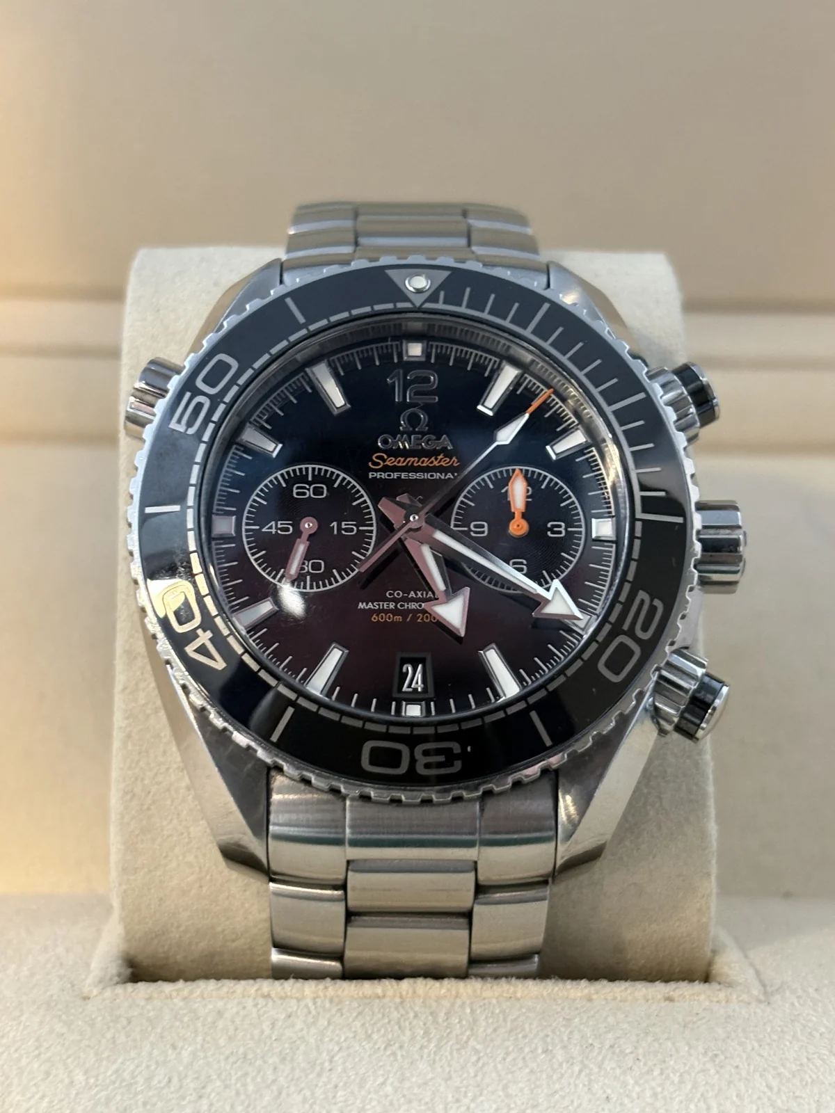 omega seamaster planet ocean 45.5mm steel 2021