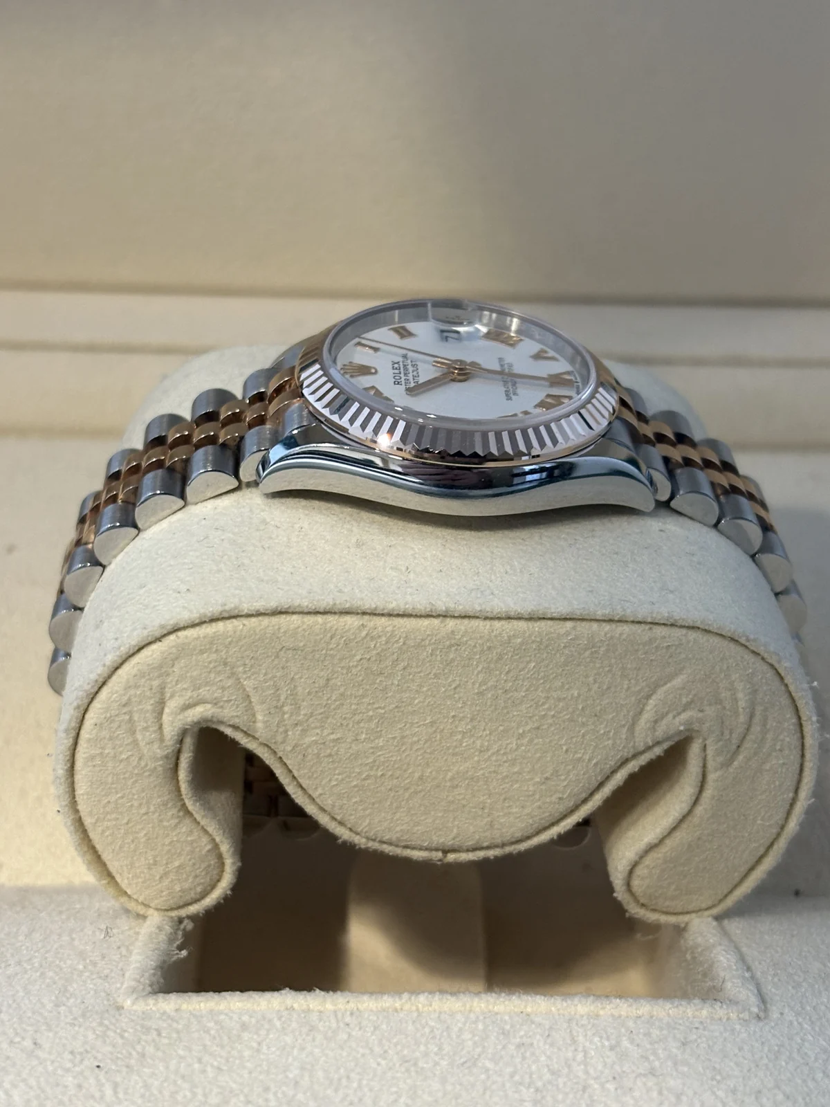 rolex datejust 31mm rose gold steel 2020 2