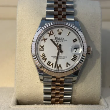 rolex datejust 31mm rose gold steel 2020