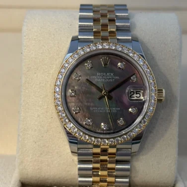 rolex datejust 31mm yellow gold steel 2020