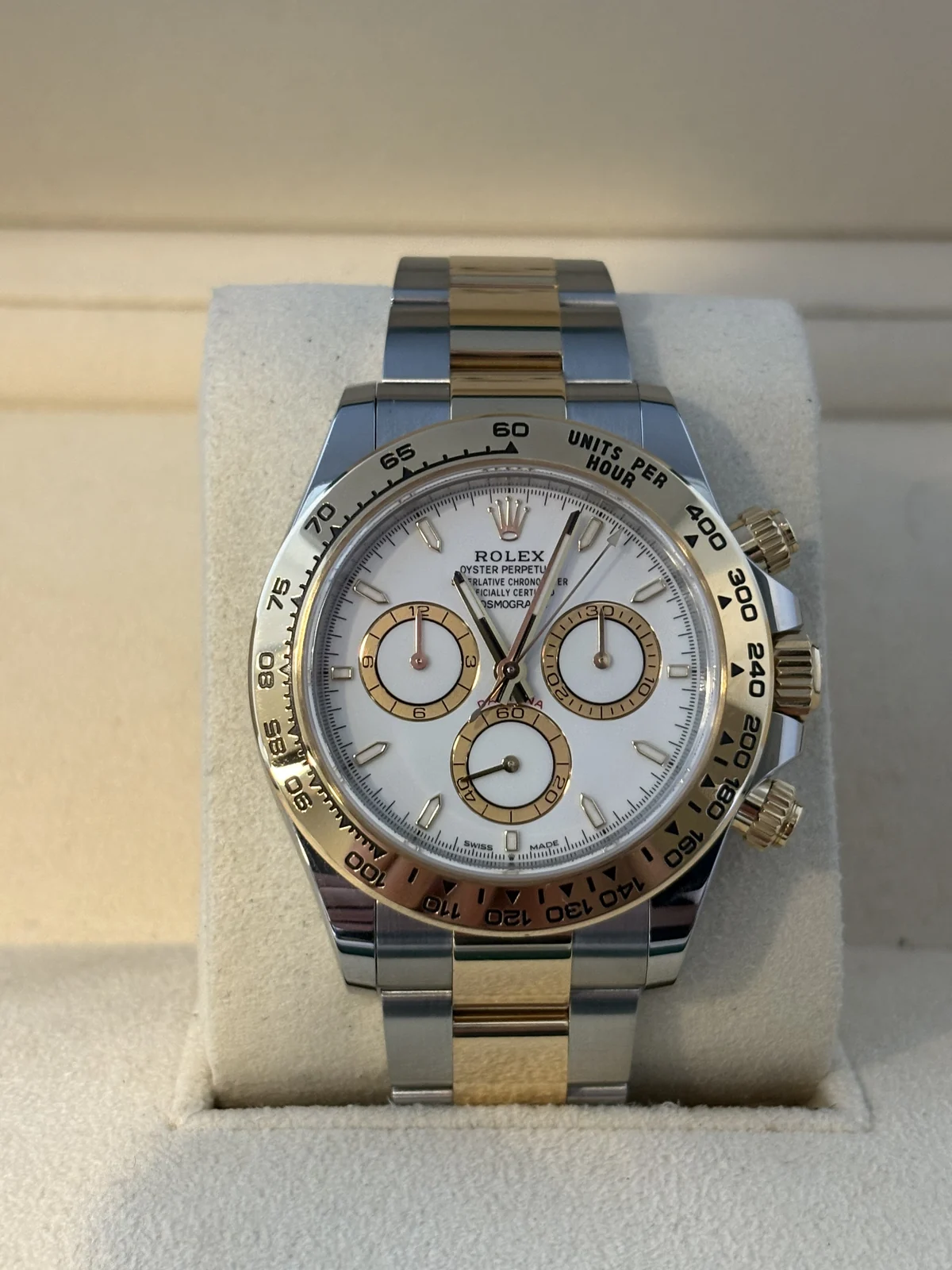 rolex daytona 40mm steel yellow gold 2024